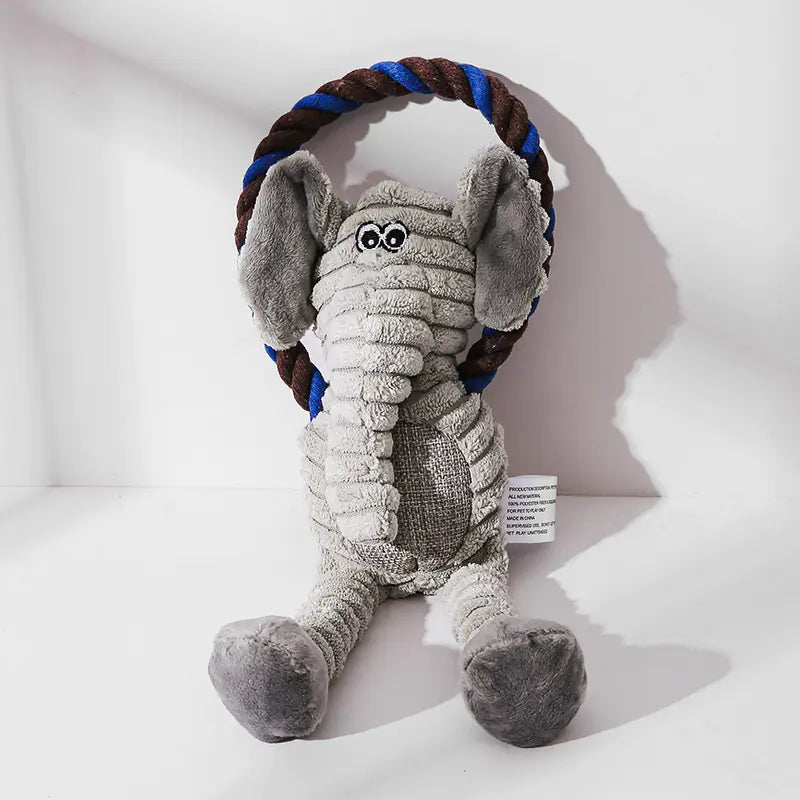 Amazon Plush Pet Toys - Monkey, Lion, Elephant