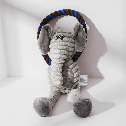 Amazon Plush Pet Toys - Monkey, Lion, Elephant