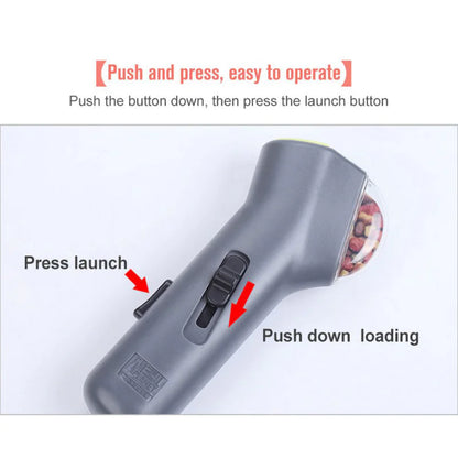 Automatic Pet Snack Launcher for Outdoor Training Toys