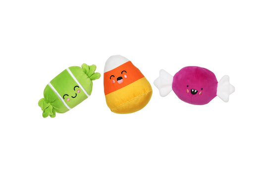Pearhead Halloween Candy Dog Toy Set of 3