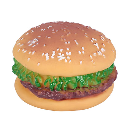 Bite-Resistant Hamburger Dog Toy
